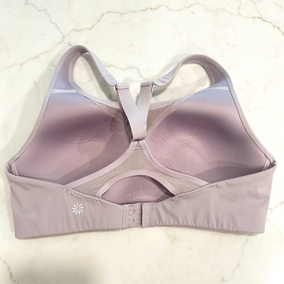 Athleta Advance Sports Bra - 34C - Shasta Purple / Lavender - Repaired! - Picture 4 of 7